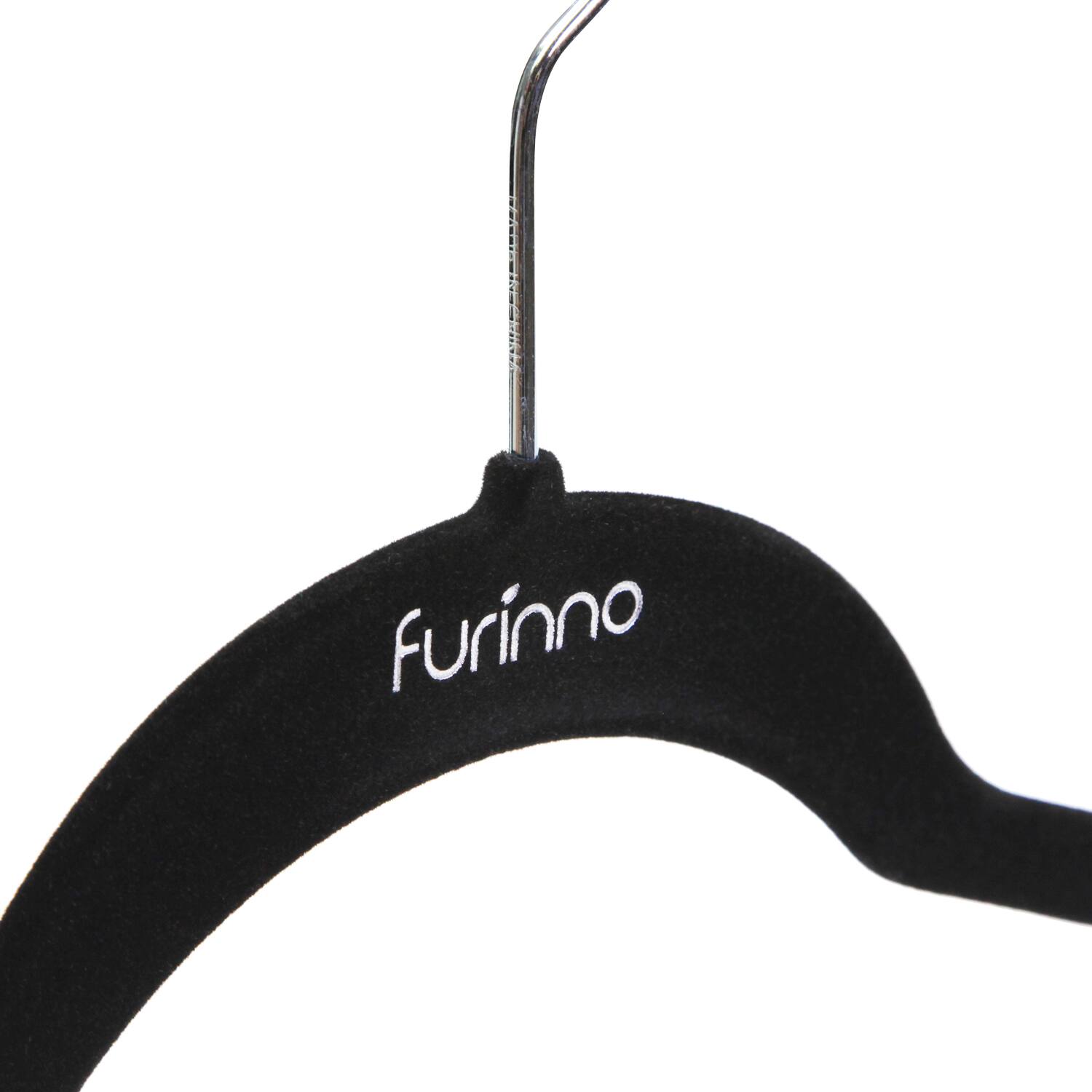 Alt View 2. Furinno - Velvet Suit Hanger, Pack of 30 - Black.