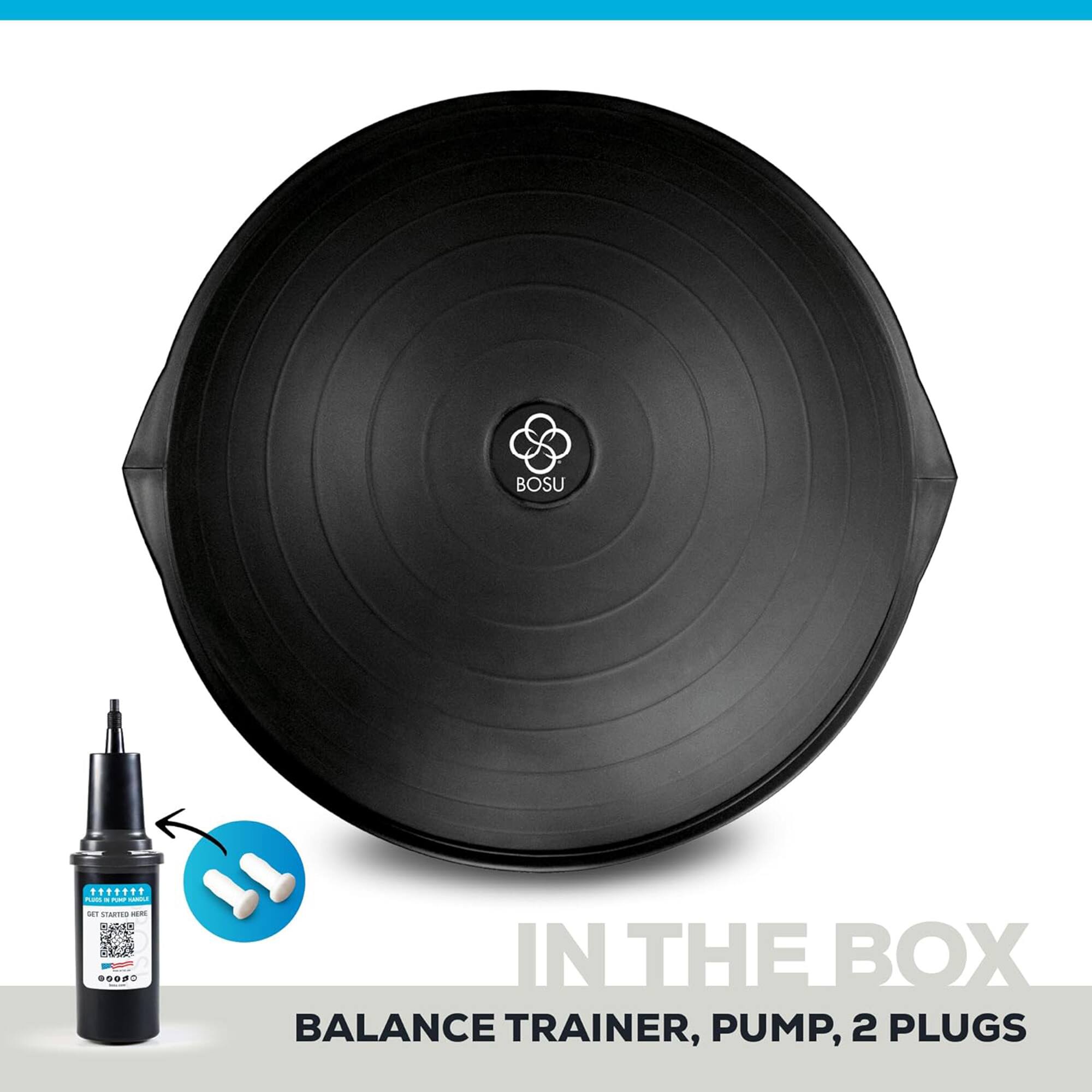 BOSU CARI - 098 IN THE BOX BALANCE TRAINER, PUMP, 2 PLUGS
