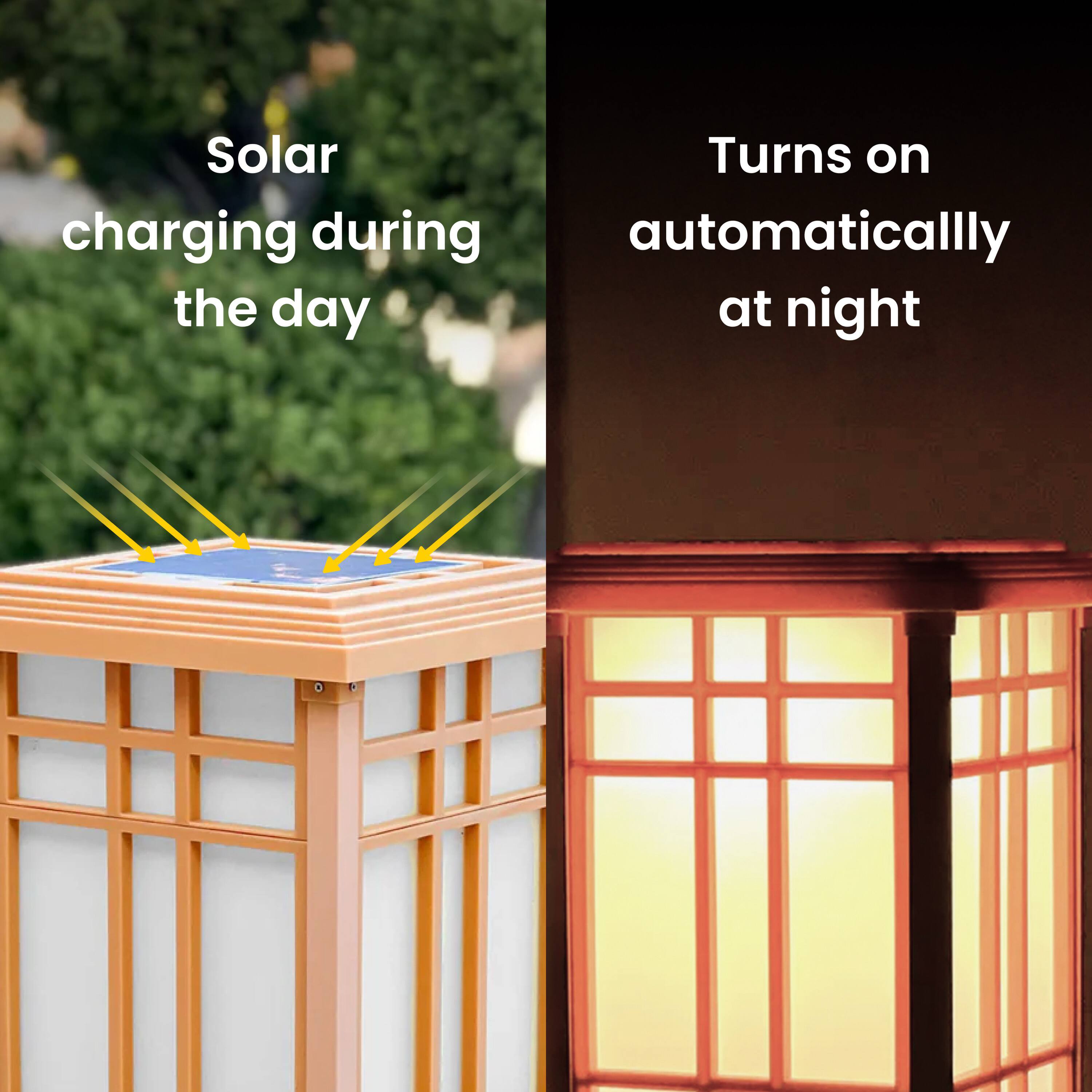 Techko Maid Solar Powered Japanese Garden Lights: Beautiful