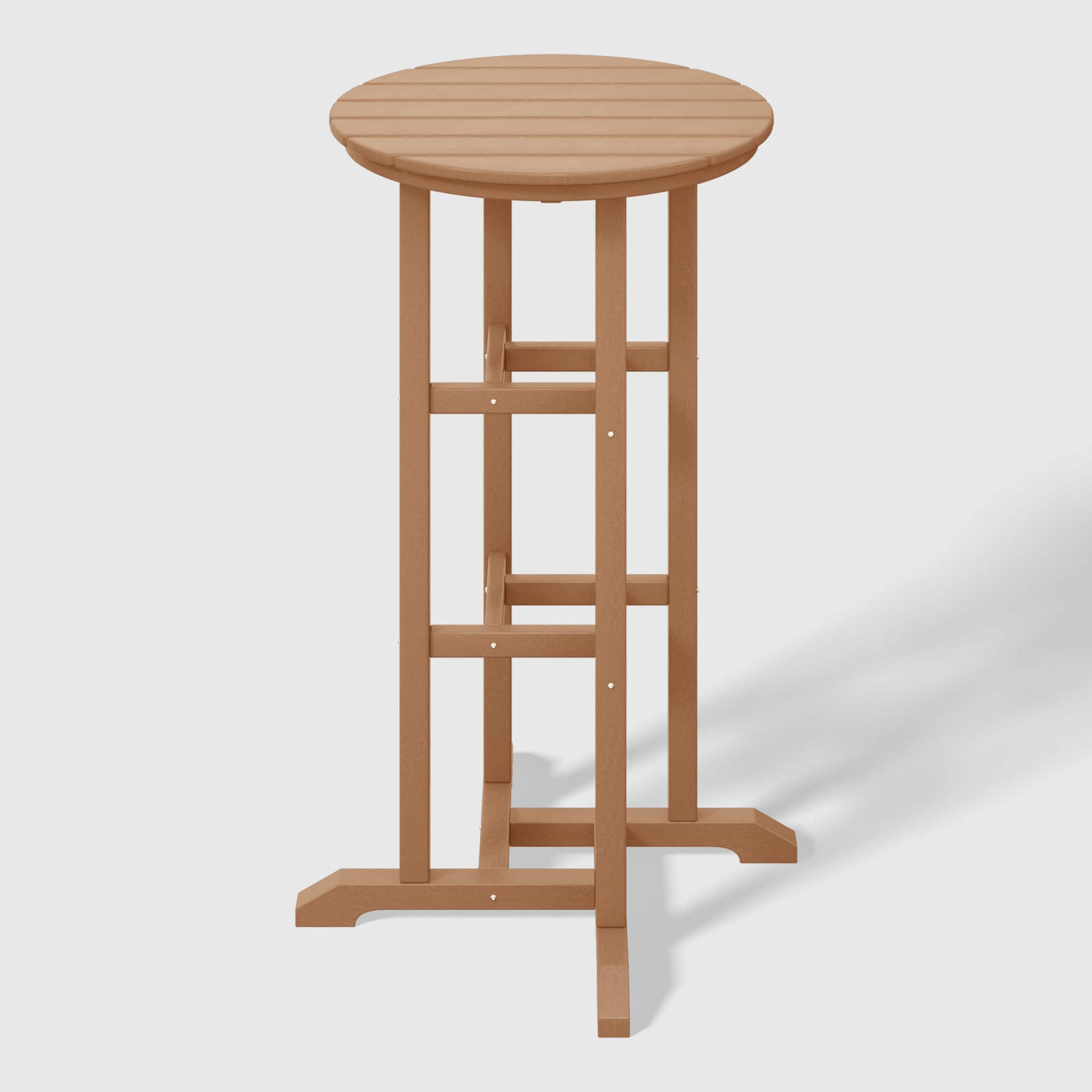 "WestinTrends - Malibu 42"" Counter Height Round Outdoor Patio Bistro Bar Table - Teak" price history on PriceWatchPro