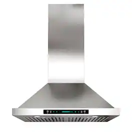 Onefly - 30 inches - Convertible - Wall Range Hood - Stainless Steel