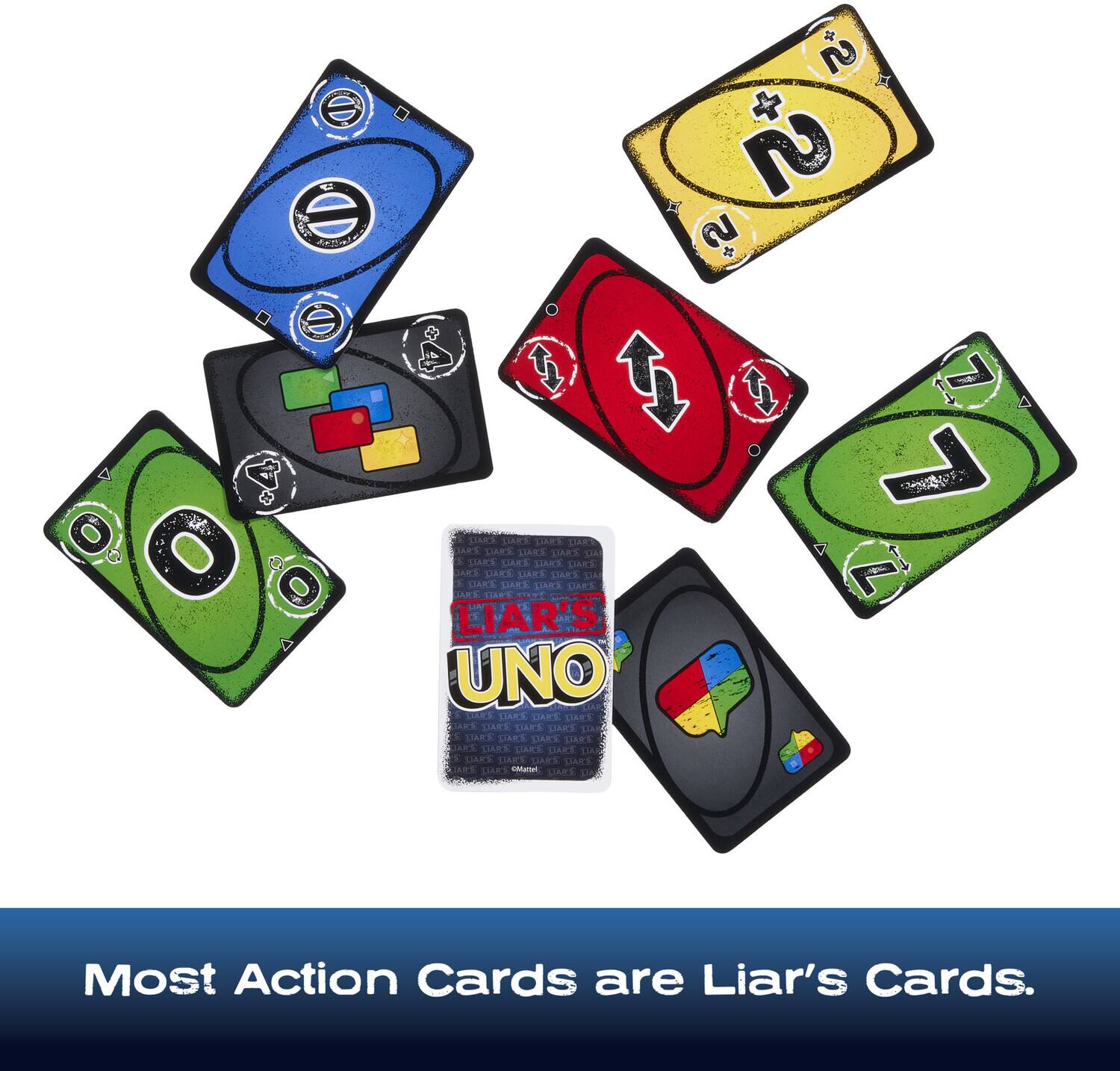 Most Action Cards are Liar's Cards.