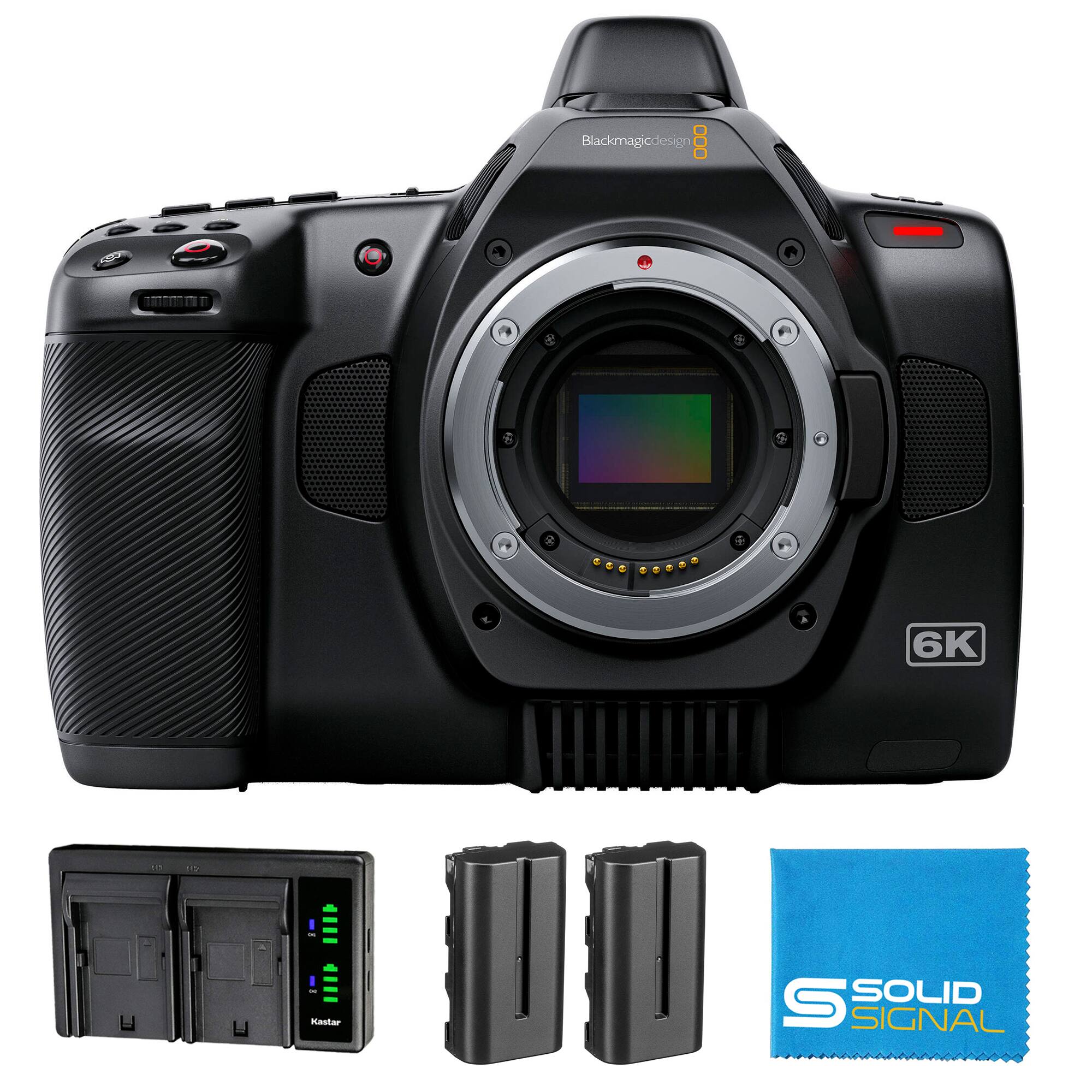 Blackmagic Design - Pocket Cinema Camera 6K G2 Power Bundle