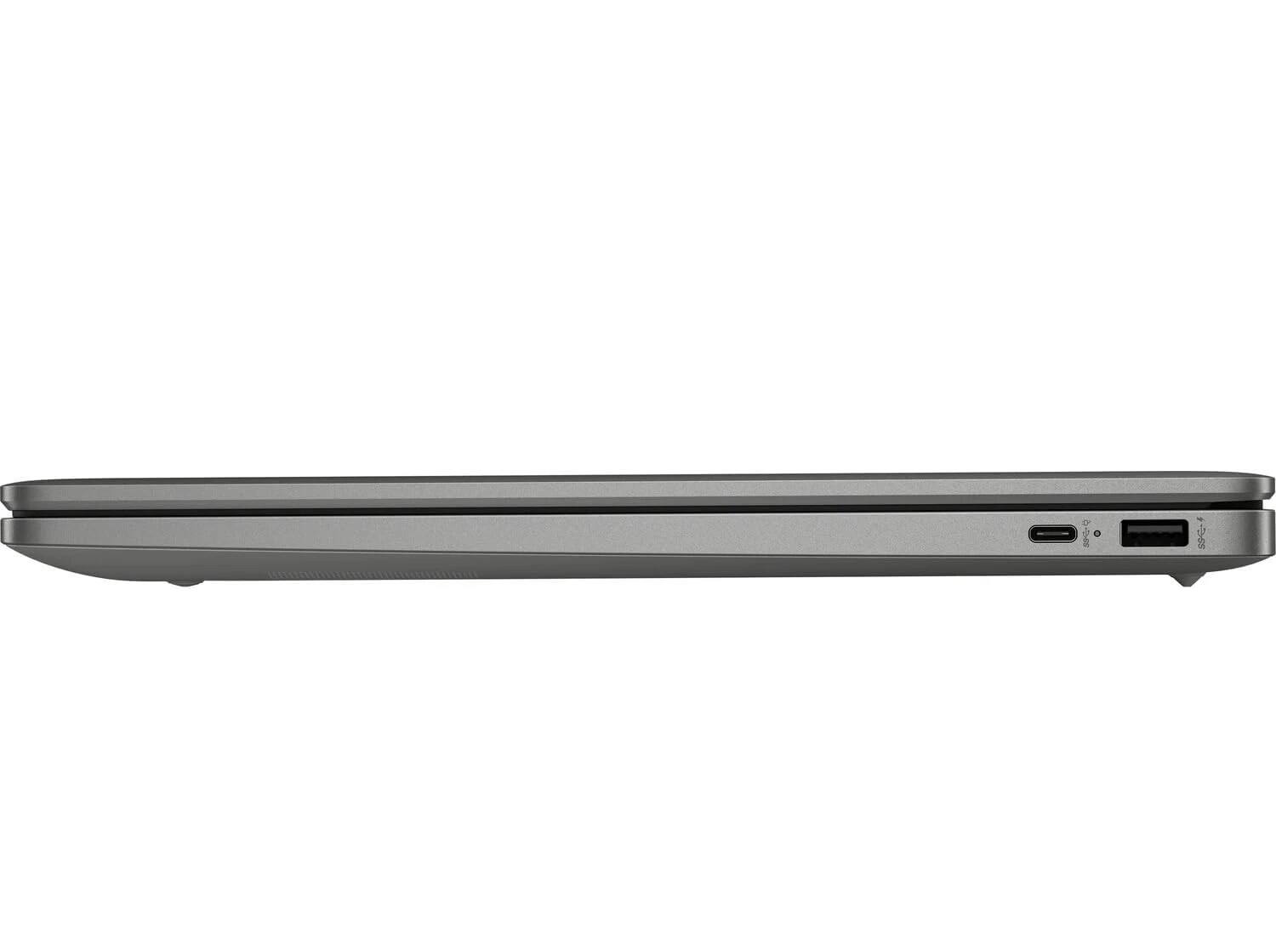 Alt View 3. HP - Chromebook 15a-nb0020ca 15.6” FHD Intel Core i3-N305 0.8 GHz up to 3.8 GHz 8 GB 128 GB eMMC Intel UHD Graphics Chrome OS - Mineral Silver.