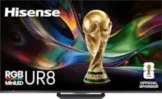 Hisense RGB UR8 MiniLED
Hisense 1 - M.
FIFA WORLD CUP™
OFFICIAL SPONSOR
