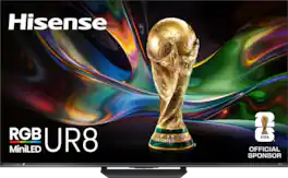 Hisense - 55" Class UR8 RGB Mini-LED Series UHD 4K HDR Smart Google TV (2026)