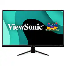 Front. ViewSonic - VX3267U-4K 32" IPS LCD UHD Monitor (Display Port, HDMI) - Black.