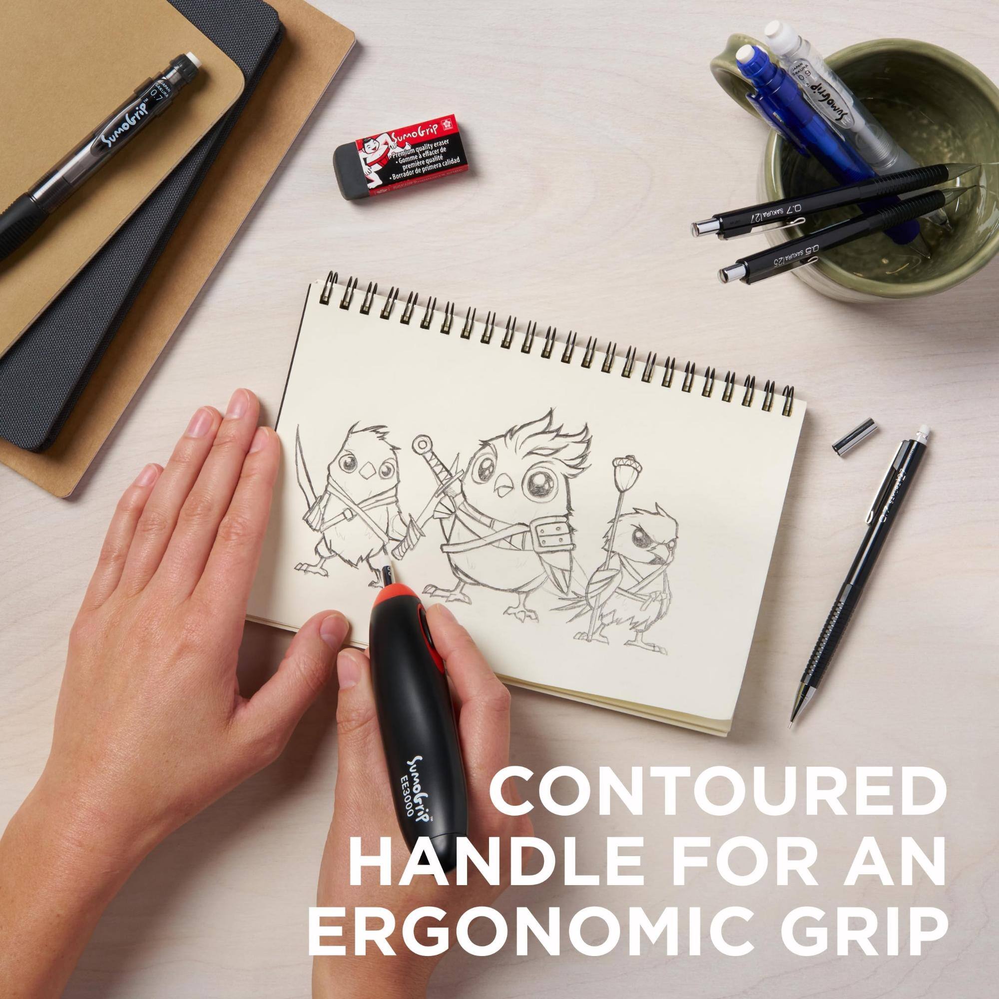 Sakura EE 3000 SumoGrip Electric Eraser Kit, Cordless, Black - Best Buy