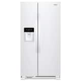 Whirlpool - 36 in. Wide 21 cu. ft. Side-by-Side Refrigerator with LED Interior Lighting - White