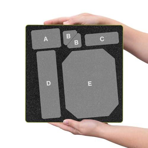 Left. AccuQuilt - Canning Jar Pieced-8" Finished Die W/Mat - Quilting Supplies, Cutting Dies, Quilting Patterns, Quilt Die - Black.