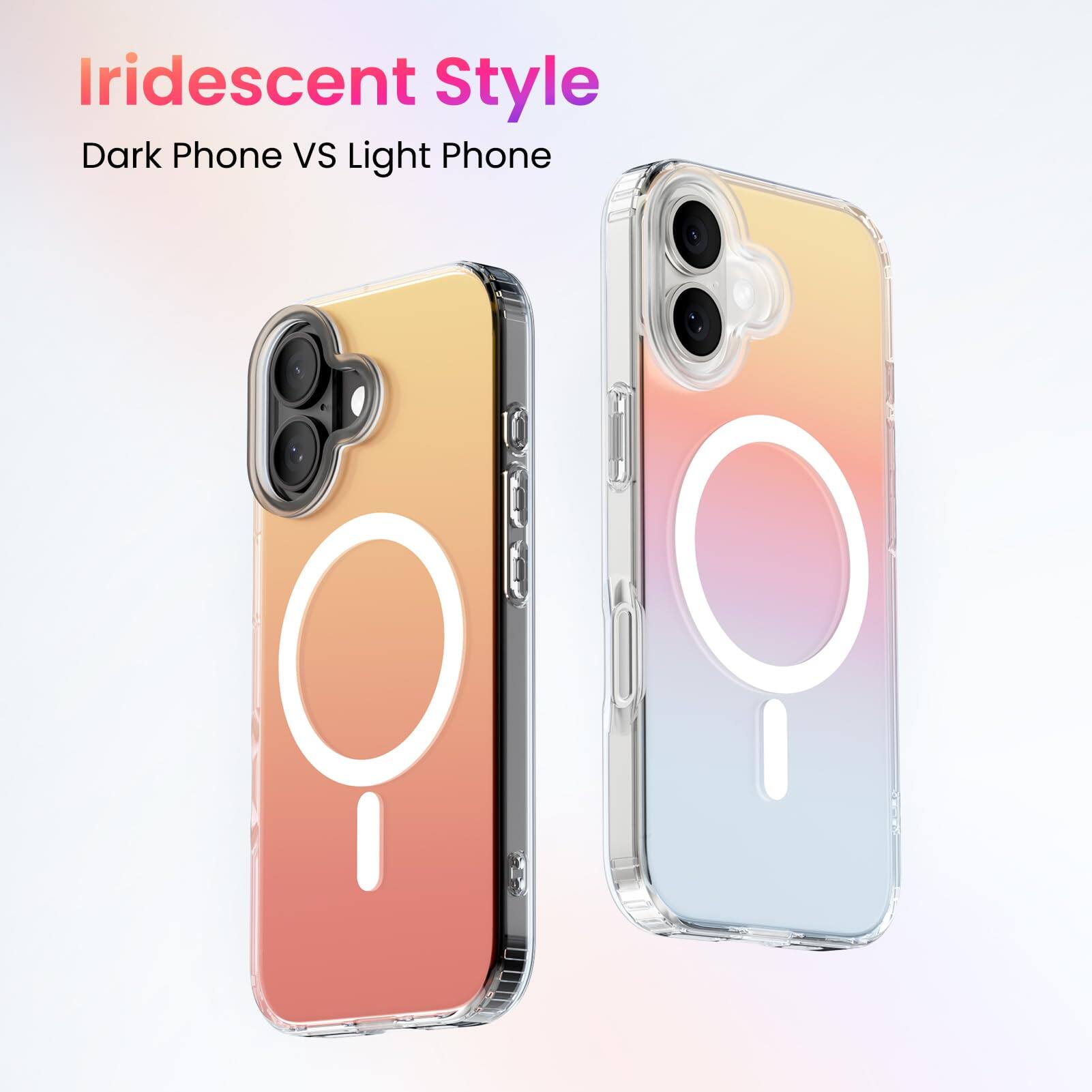 Iridescent Style  
Dark Phone VS Light Phone
