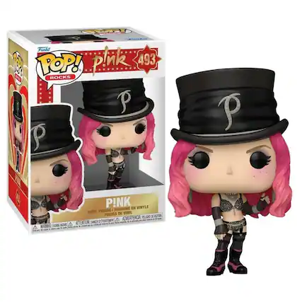 Funko 1 TOP! ptnk 493 5 ROCKS P P P P!NK EN VINYLE FIGURE I FIGURINE VINYL DE VINIL FIGURA DE ASFIGA ADVERTENCIA: PELIGRO - A - a D'ETOUFFEMENT - - - ATTENTION: DANGER ne . A 3 - ng NAARD el - - a MARNING DHKING . . -