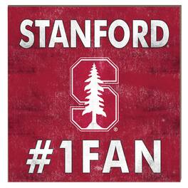 Jardine - Stanford Cardinal 10" x 10" #1 Fan Plaque - Red