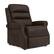 Left. ProLounger - Lameur Nubuck Power Recline and Lift Chair - Chocolate Brown.