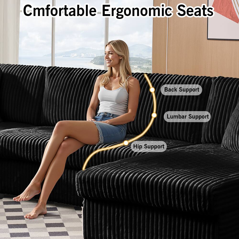Comfortable Ergonomic Seats

- Back Support
- Lumbar Support
- Hip Support