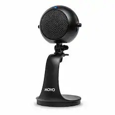 Front. MOVO - Movo WebMic USB Microphone for AI Coding, Voice Prompts and Dictation.