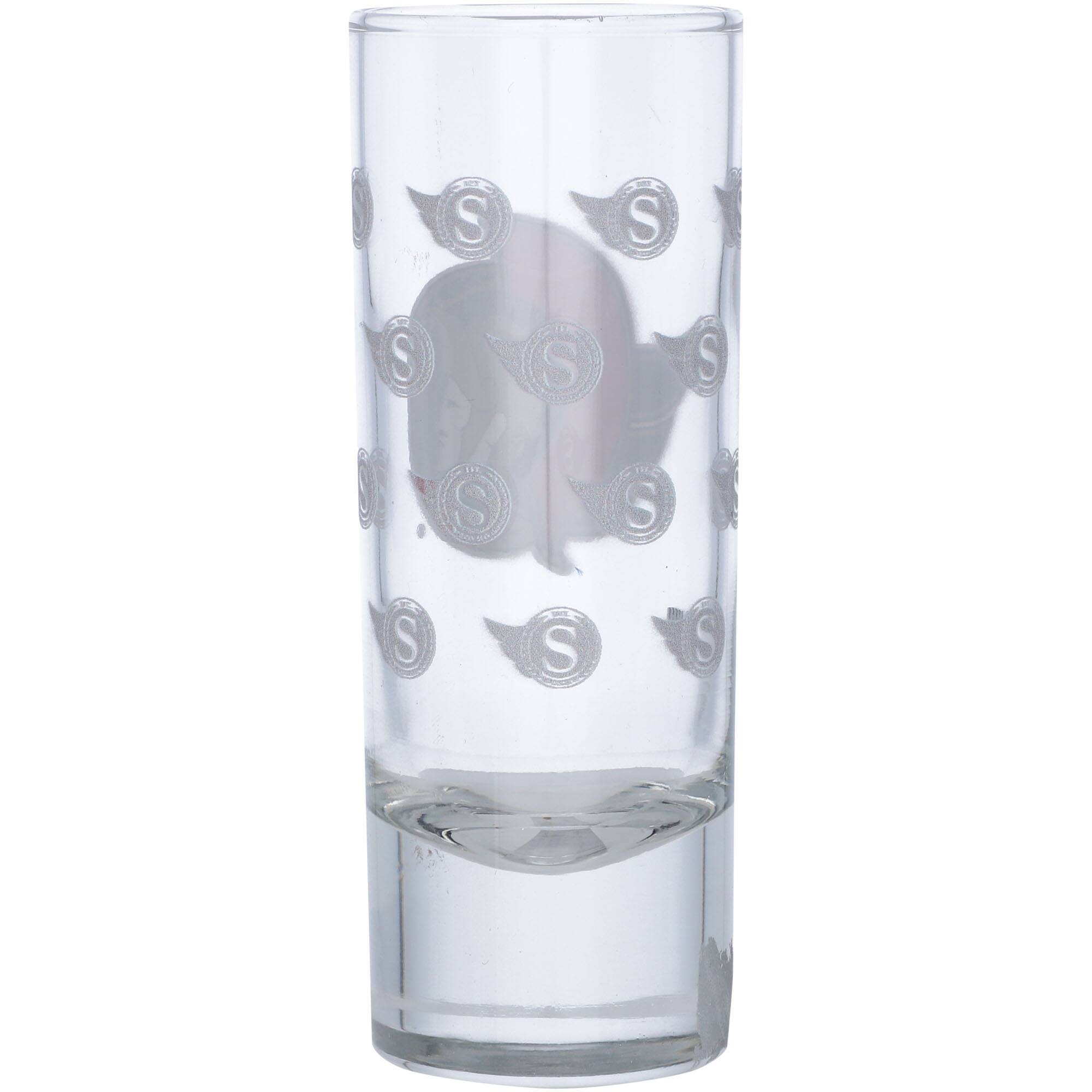 Alt View 1. Logo Brands - Ottawa Senators 2.5oz. Satin-Etched Tall Shot Glass - Multicolor.