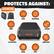 PROTECTS AGAINST:
FOLD AND PACK IN STORAGE BAG!
- WIND
- DROPPINGS
- SAND
- FOLIAGE
- UV SUN RAYS
- SNOW
- DUST
- SCRATCHES