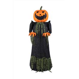 Celebrations - Prelit 57" Pumpkin Head Character Yard Decor - Multicolored