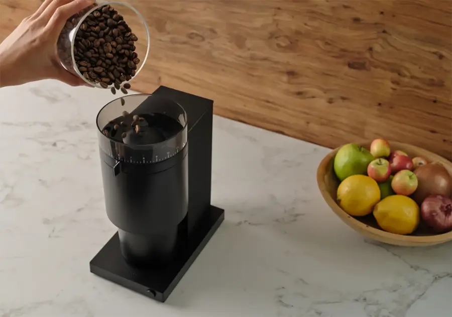 Alt View 28. Fellow - Opus Conical Burr Grinder - Matte Black.