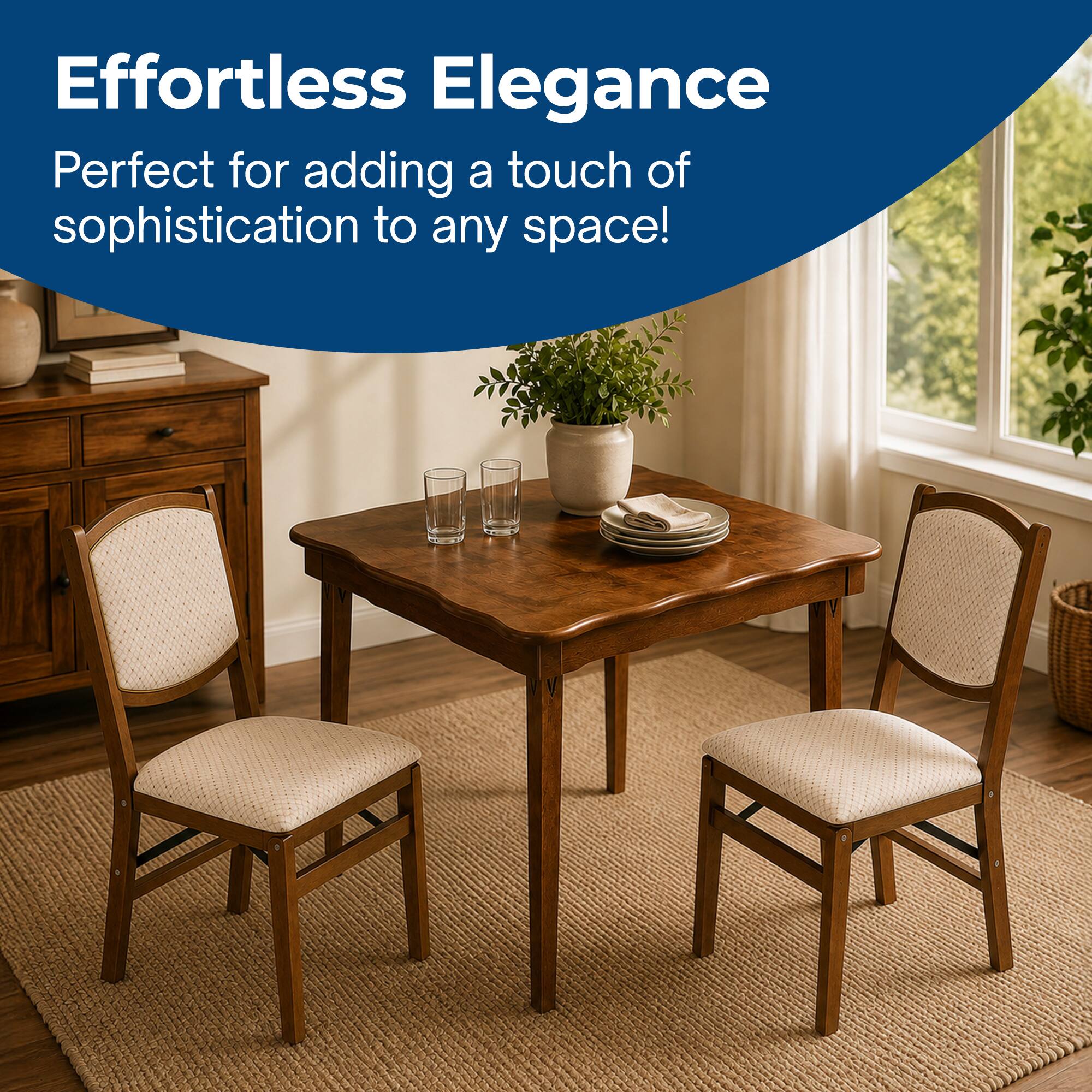 Effortless Elegance  
Perfect for adding a touch of sophistication to any space!