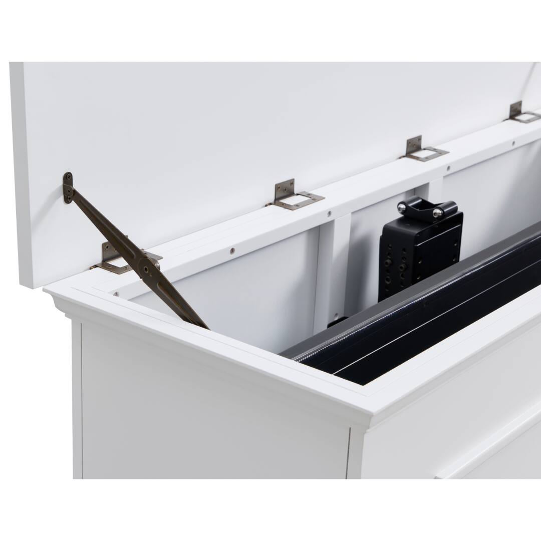 Alt View 7. Touchstone Home Products - The Elevate by Touchstone - Smart Motorized TV Lift Cabinet for Flat Screen TVs up to 50 Inches - White.