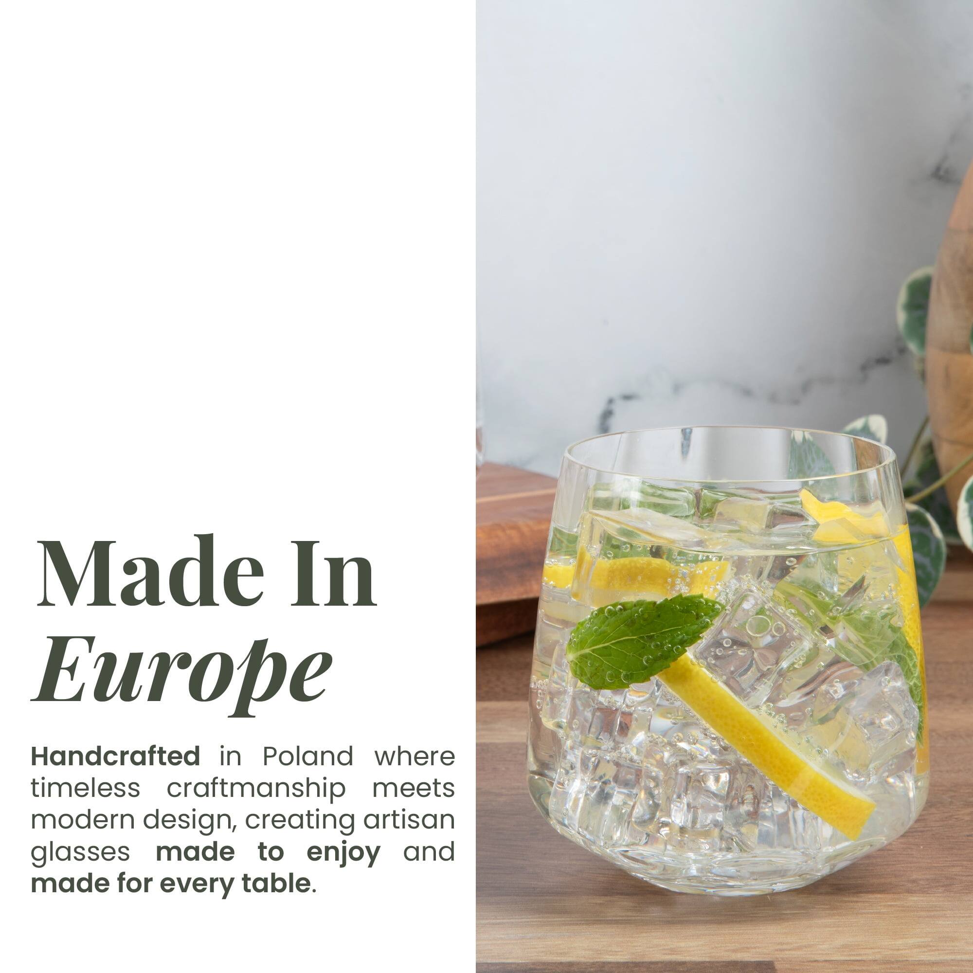 Made In Europe

Handcrafted in Poland where timeless craftsmanship meets modern design, creating artisan glasses made to enjoy and made for every table.