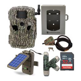Stealth Cam - Fusion X 26MP Dual Carrier Camera Treebark Camo Bundle
