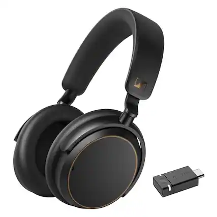 Front. Sennheiser - SENNHEISER ACCENTUM WIRELESS BLUETOOTH HEADPHONES - BLACK/COPPER.