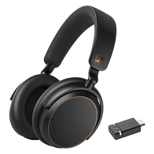 Front. Sennheiser - SENNHEISER ACCENTUM WIRELESS BLUETOOTH HEADPHONES - BLACK/COPPER.