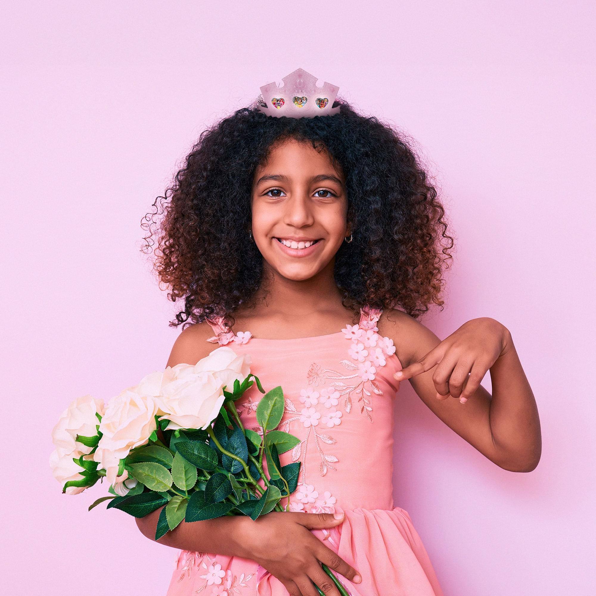 Alt View 2. Disguise - Disney Princess Light-Up Child Costume Tiara - Pink.