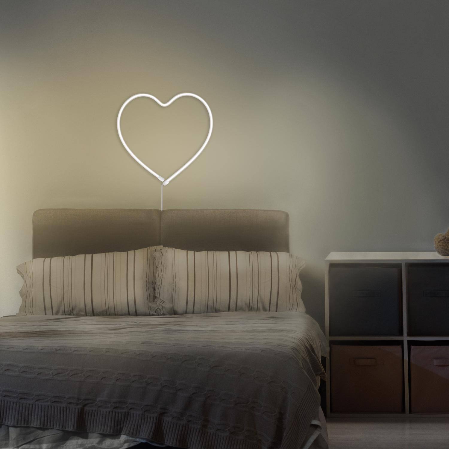 Left. FEIT ELECTRIC - Feit 5 ft. L White Plug-In LED Tape Light 1 pk.