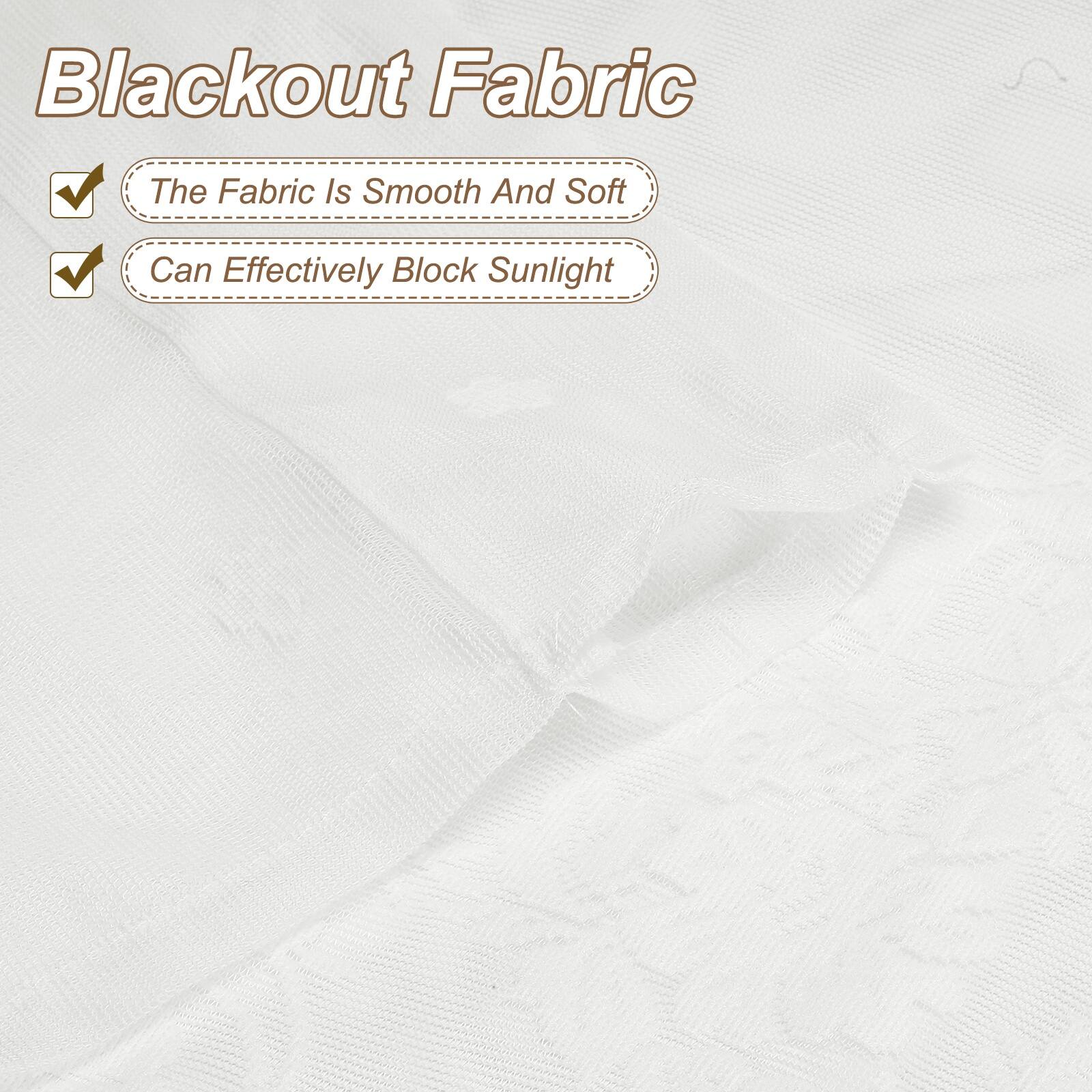 Blackout Fabric

- The Fabric Is Smooth And Soft
- Can Effectively Block Sunlight