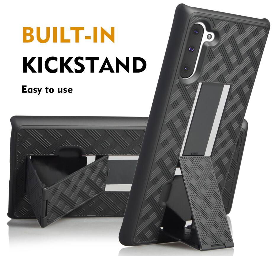 BUILT-IN KICKSTAND  
Easy to use