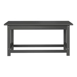 WestinTrends - Malibu 35" length outdoor Coffee table for Adirondack chair - Gray