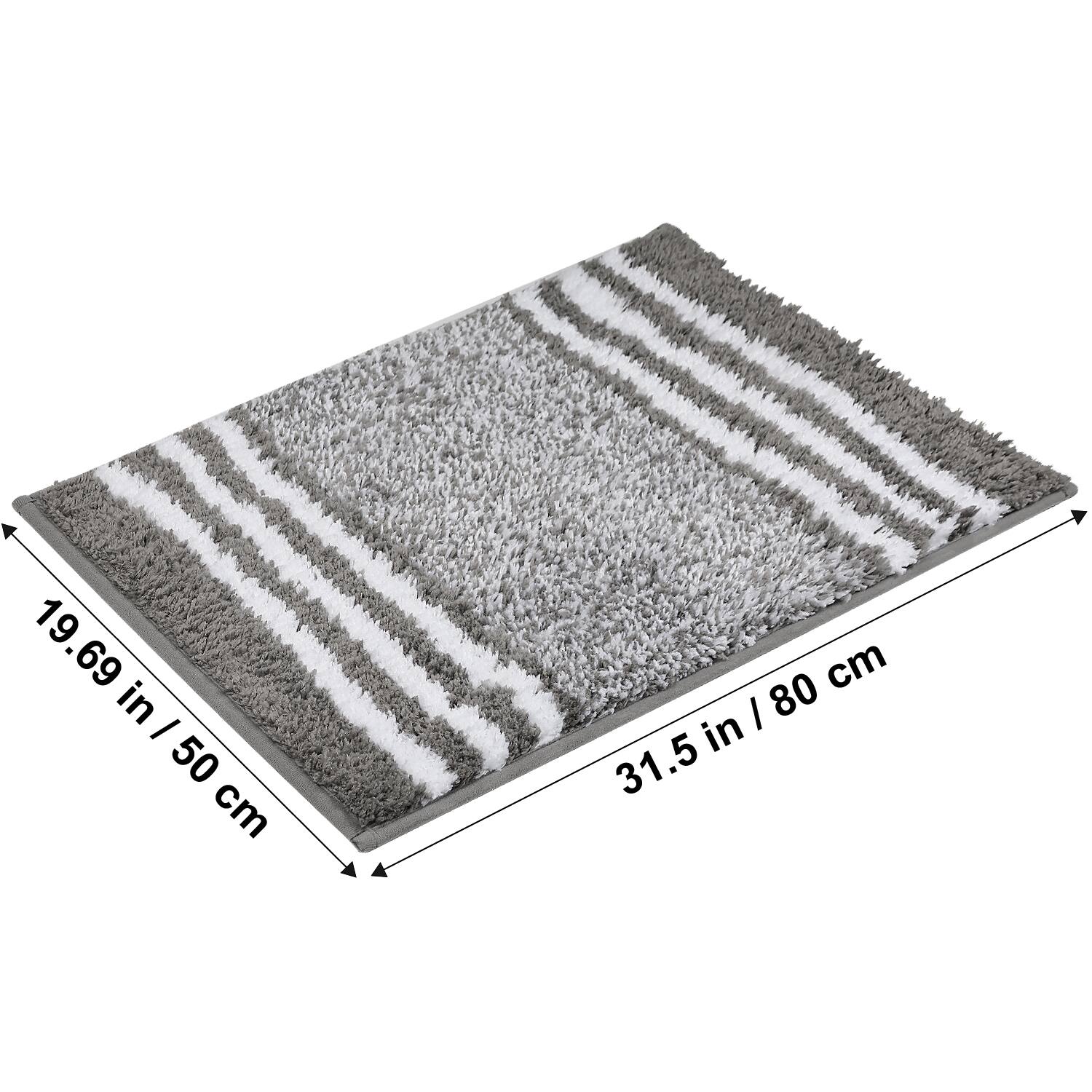 19.69 in / 50 cm  
31.5 in / 80 cm