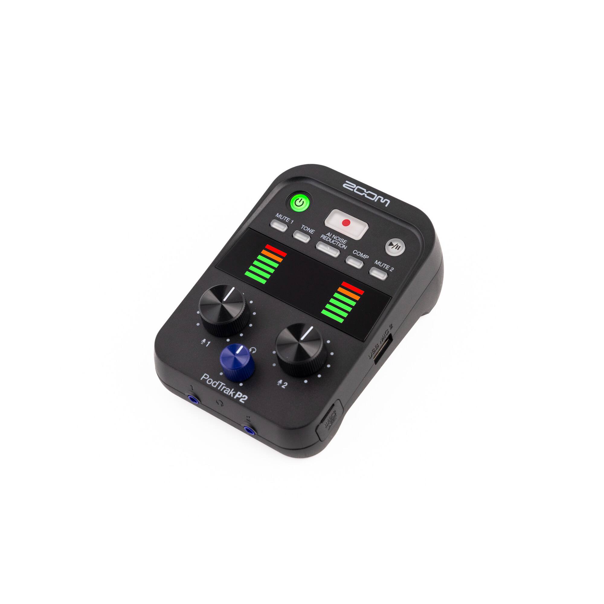 Zoom PodTrak P2 USBインターフェース Amazon.com: Zoom PodTrak P2 USB Mic Recorder with CAD Audio ZOE