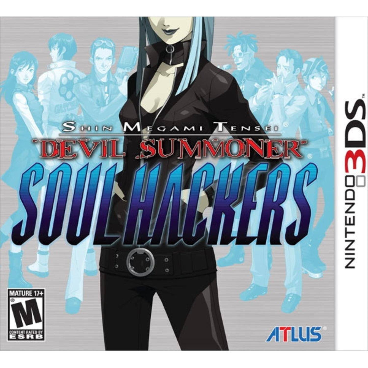 Shin Megami Tensei Devil Summoner: Soul Hackers  
Nintendo 3DS  
Mature 17+  
Content Rated by ESRB  
Atlus - M (Mature 17+)