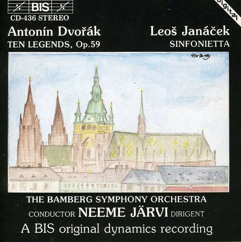 BIS CD-436 STEREO

Antonín Dvořák  
TEN LEGENDS, Op.59

Leoš Janáček  
SINFONIETTA

THE BAMBERG SYMPHONY ORCHESTRA  
CONDUCTOR NEEME JÄRVI

A BIS original dynamics recording