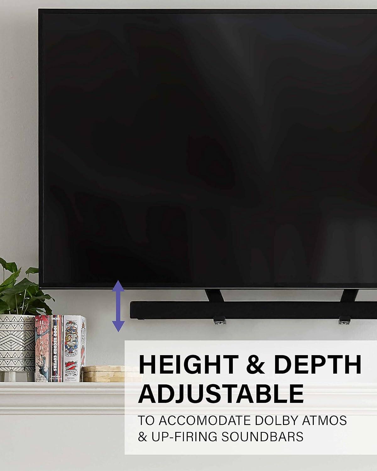 OC 1000 RECORD COVERS  
HEIGHT & DEPTH ADJUSTABLE TO ACCOMMODATE DOLBY ATMOS & UP-FIRING SOUND BARS