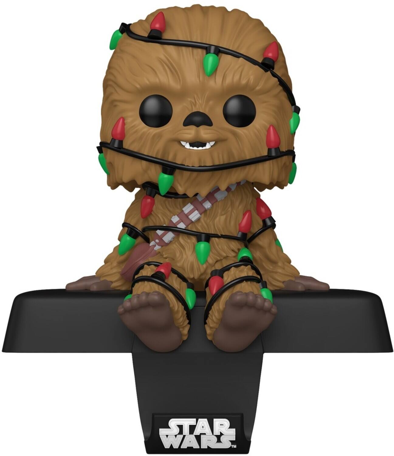 FUNKO Edge-Sitter Bobblehead Stocking Hanger: Star Wars: Chewbacca - Collectibles