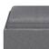 Alt View 16. Simpli Home - Rockwood Cube Storage Ottoman with Tray - Slate Grey.