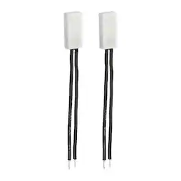 Unique Bargains - 2pcs KSD9700 Thermostat 45C Normally Close N.C Temperature Switch 250V 10A Thermal Protector Ceramics - Black