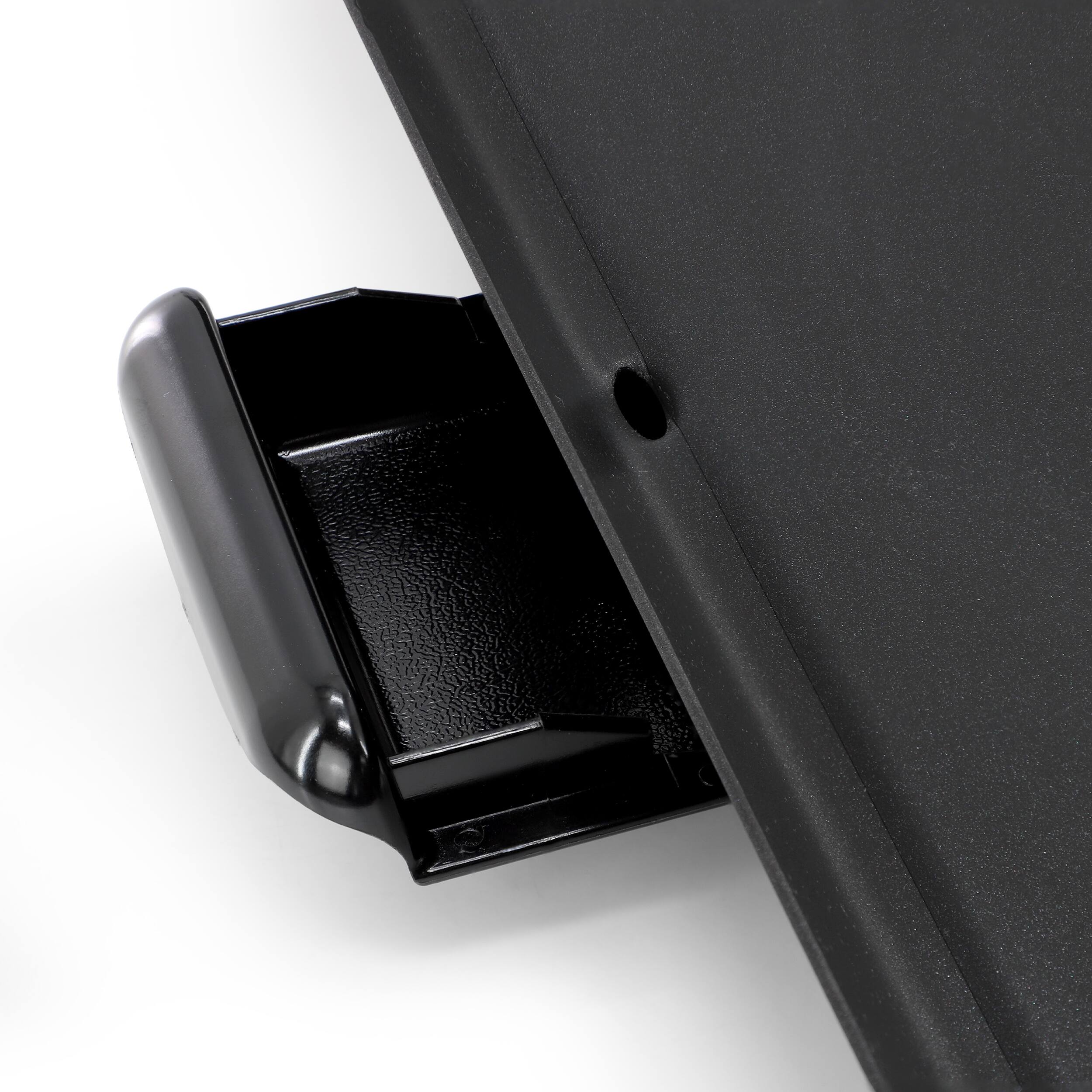 Alt View 3. MegaChef - MegaChef 21 Inch Electric Grill with Drip Tray and Non-Stick Coating - Bla'.