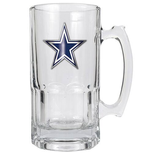 Front. Great American Products - Dallas Cowboys 32oz. Macho Mug with Handle - Multicolor.