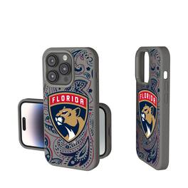 Keyscaper - NHL - Florida Panthers Paisley Soft Touch iPhone Case - 15 - Gray