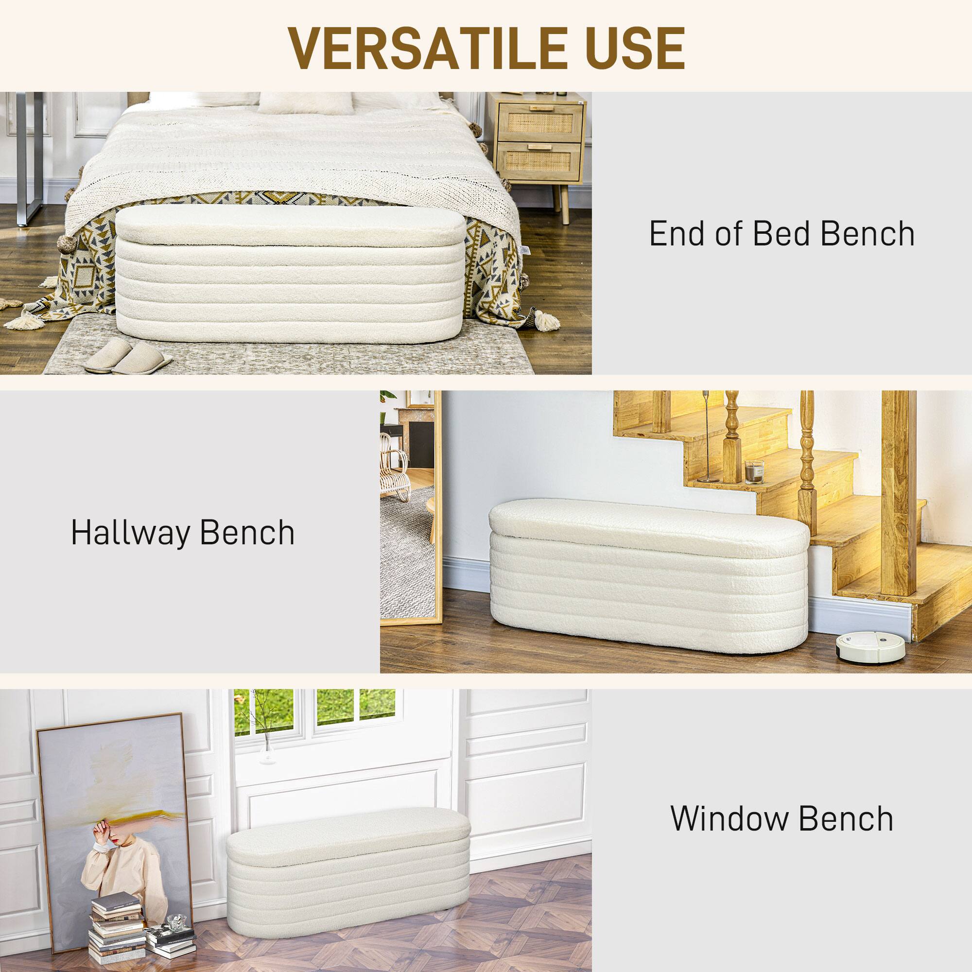 VERSATILE USE

End of Bed Bench

Hallway Bench

Window Bench