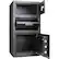 Angle. Barska - Advanced Digital Keypad Compact Depository Drop Safe with Master Code + 5 Codes & Dual User Mode-, 0.72/0.78 Cu Ft - Black.