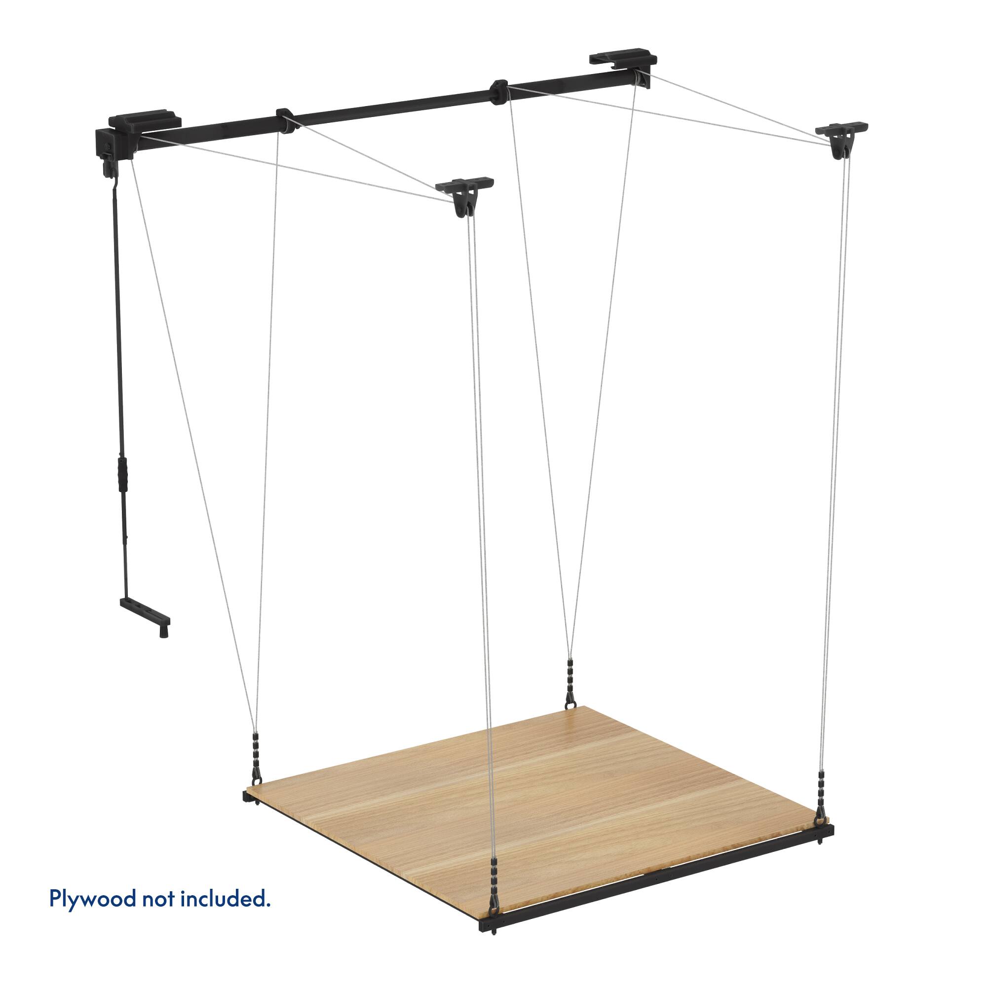 Plywood not included.