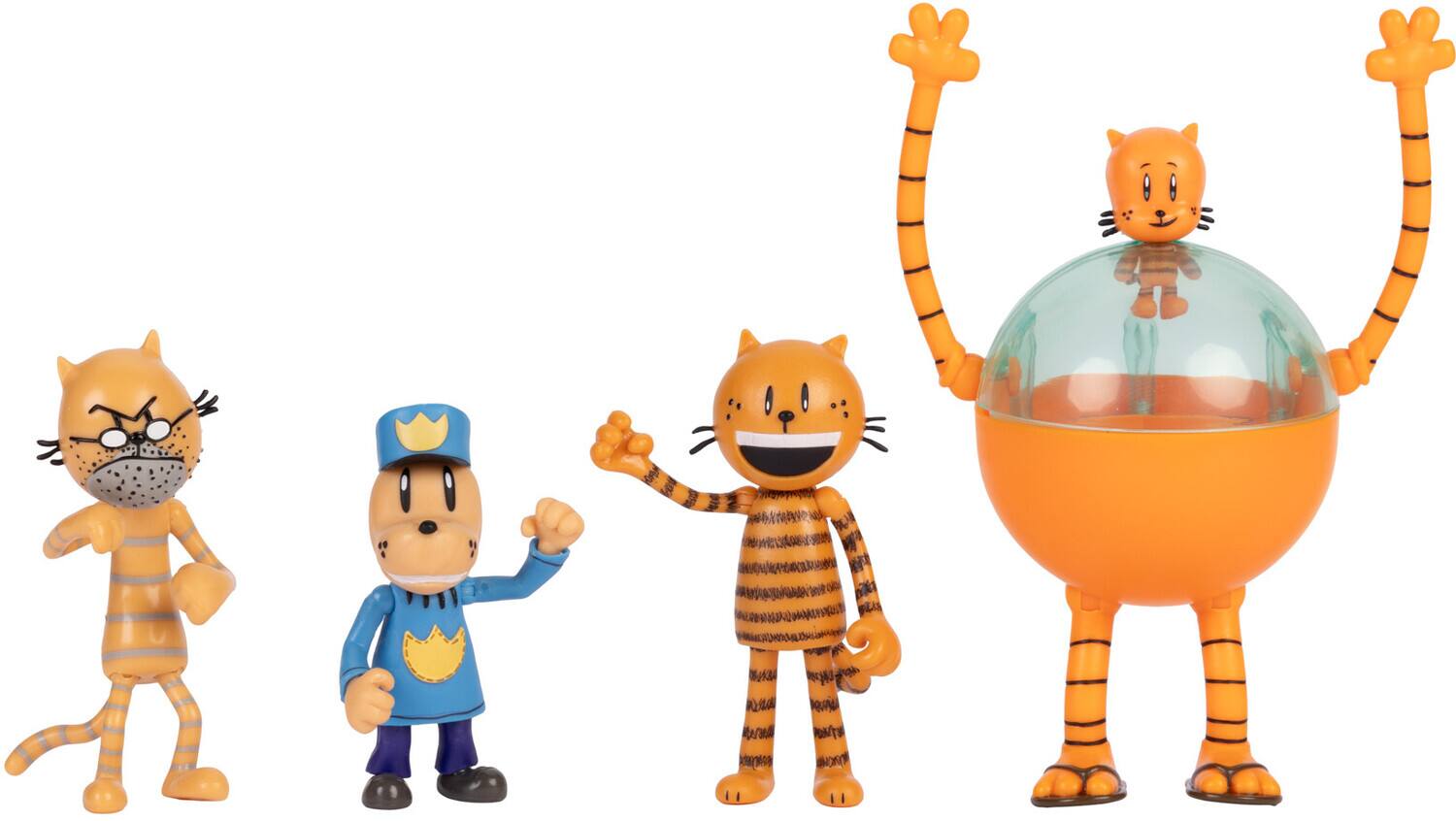 Alt View 1. Jakks Pacific - Dog Man 2.5in Figure Multipack W2   - COLLECTIBLES - Multicolor.